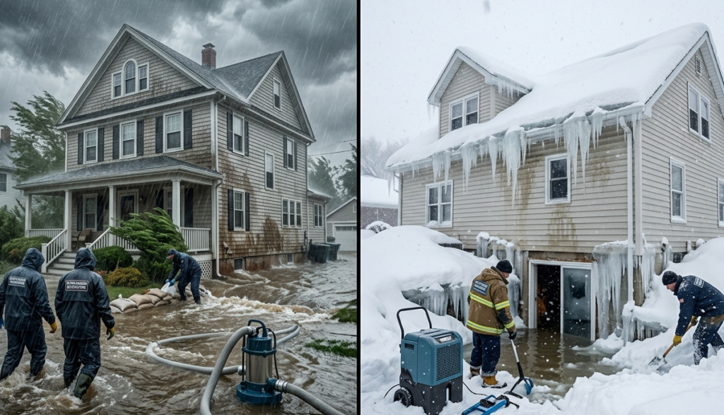 Nor'easters vs. Lake-Effect Storms: How Water Damage Differs Between New Jersey and Ohio